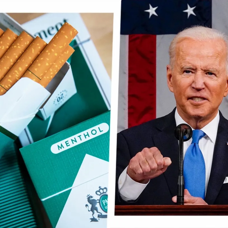 Ο Μπάιντεν θα ασκήσει βέτο στις νόμιμες πωλήσεις τσιγάρων με γεύση μέντας